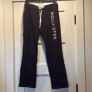 Navy blue Hollister sweat pants